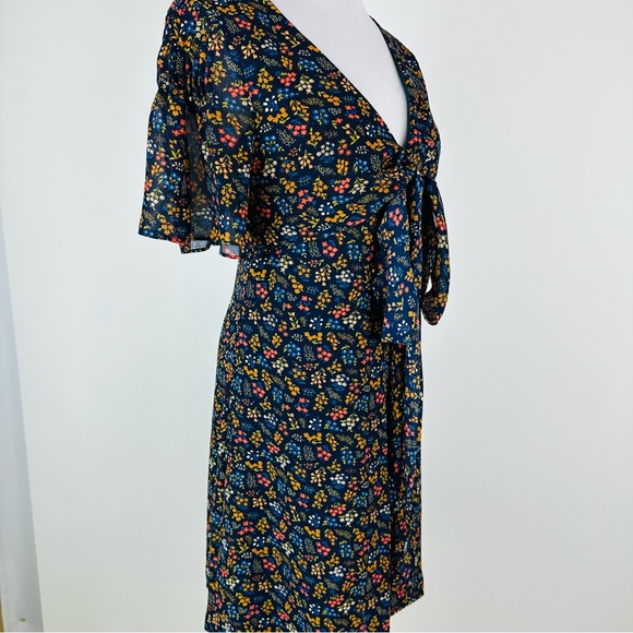 Madewell Crossfront Mini Dress in Garden Party Size 2 - Picture 5 of 14